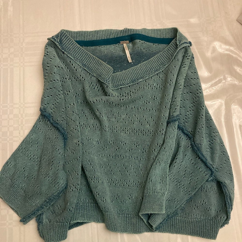 Free People Off the Shoulder Knit Sweater - Picture 3 of 5